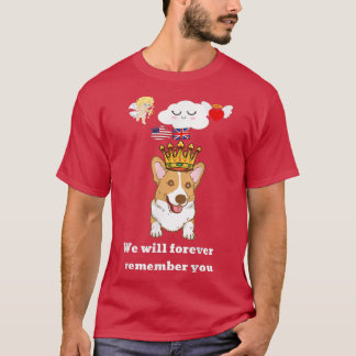 Funny koningin corgis idea, corgi hondenliefhebber t-shirt