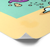 Funny Kraken Bathroom Poster (Hoek)