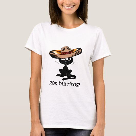 Funny kreeg burritos t-shirt (Voorkant)