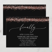 Funny krijgt eindelijk gehuwde Casual bruiloft Kaart (Voorkant / Achterkant)