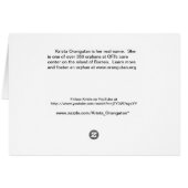 Funny Krista Orangutan (Achterkant Horizontaal)