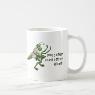 Funny Kung Fu Grasshopper Koffiemok