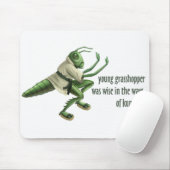 Funny Kung Fu Grasshopper Muismat (Met muis)