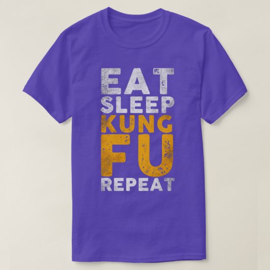 Funny Kung Fu T-shirt (Design voorkant)