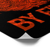 Funny Kust by Fire Redhead Ginger Red Hair Quote Poster (Hoek)