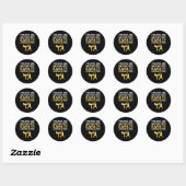 Funny Kyokushin Karate Ronde Sticker (Vel)