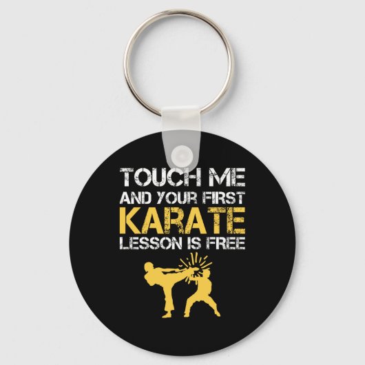 Funny Kyokushin Karate Sleutelhanger (Voorkant)