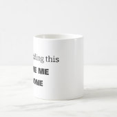 Funny Laat me met rust Koffie Mok (Center)