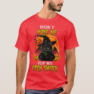 Funny laat me mijn heks-schakelaar Halloween draai T-shirt