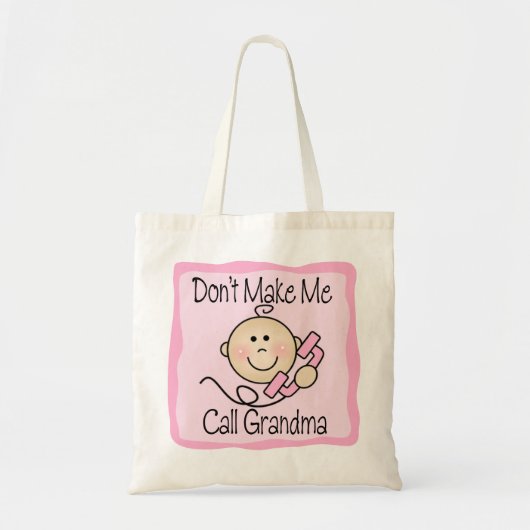Funny laat me oma niet bellen tote bag (Voorkant)