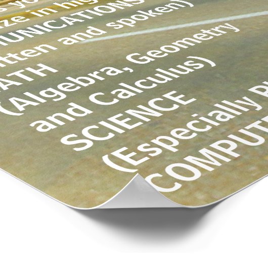 Funny Lab Science Engineering Poster (Hoek)