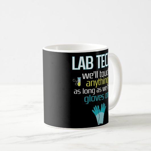 Funny Lab Tech Medical Student Coffee Mok Gift (Voorkant rechts)
