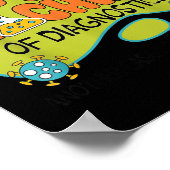 Funny Lab Week 2025 Retro Mystery Machine van Diag Poster (Hoek)