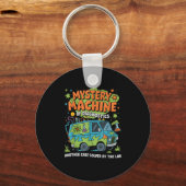 Funny Lab Week 2025 Retro Mystery Machine van Diag Sleutelhanger (Voorkant)