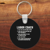 Funny Labor Coach New Mom New Dad Hostal New Baby Sleutelhanger (Voorkant)