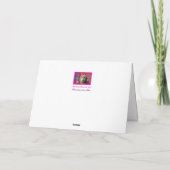 Funny Labradoodle Happy Birthday wenskaart Kaart (Achterkant)