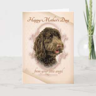 Funny Labradoodle-Moederdag Kaart