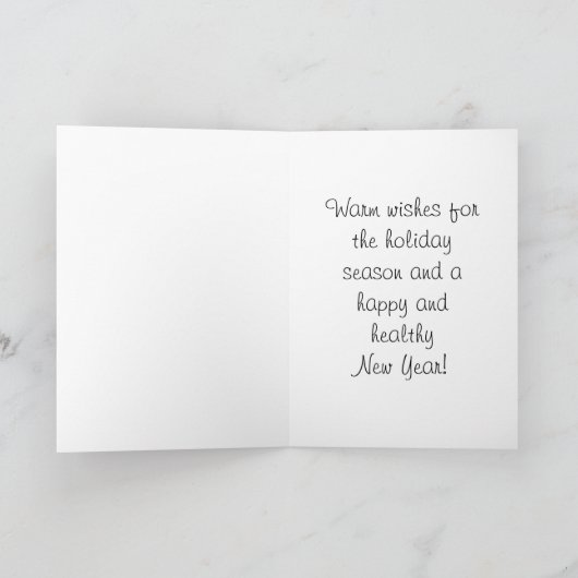 Funny Labrador Glitter Antlers Aangepaste tekst Feestdagen Kaart (Binnen)