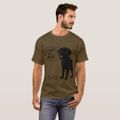 Funny Labrador Hond Pun T-Shirt - Ik Vond Deze Hum (Voorkant volledig)