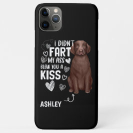 Funny Labrador Retriever Fart Kiss Cool Hondenlief Case-Mate iPhone Case