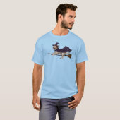 Funny Labrador Retriever Heksen T-Shirt (Voorkant volledig)