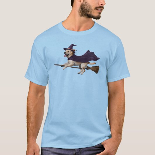 Funny Labrador Retriever Heksen T-Shirt (Voorkant)