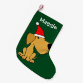 Funny Labrador Retriever kerststooking Kleine Kerstsok (Voorkant (Hangend))
