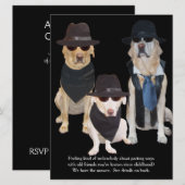 Funny Labs Graduation Party Kaart (Voorkant / Achterkant)