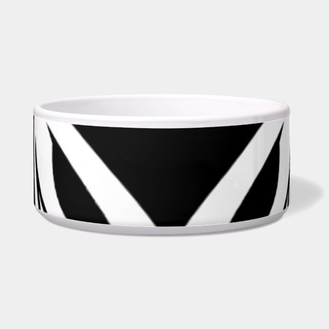 Funny Labubou Pet Bowl | Yellow Trippy Cartoon Voerbakje (Voorkant)