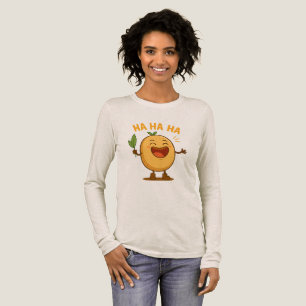 Funny Lachende Aardappel Shirt Met Lange Mouwen