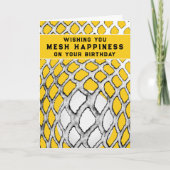 Funny Lacrosse Birthday Kaart (Voorkant)