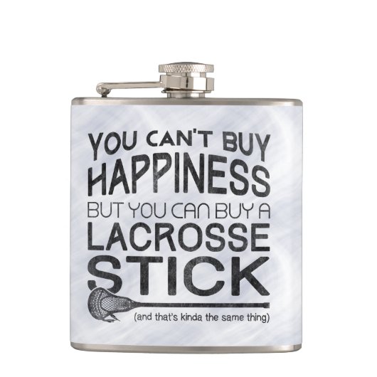 Funny Lacrosse Design Heupfles (Voorkant)