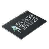 Funny Lacrosse Gift Ideas Players Team Humor Notitieboek (Linkerzijde)