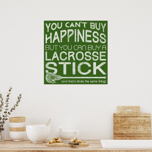 Funny Lacrosse Print Art Work (Keuken)