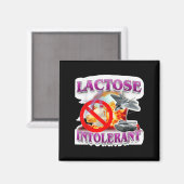 Funny lactose Humor meme tolerante explosie Magneet (Voorkant / Achterkant)