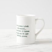 Funny Lady Loving Retirement Porselein Kop (Rechts)