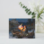 Funny Lady of Shallot Parody Briefkaart (Staand voorkant)