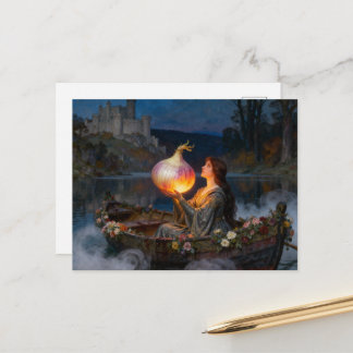 Funny Lady of Shallot Parody Briefkaart