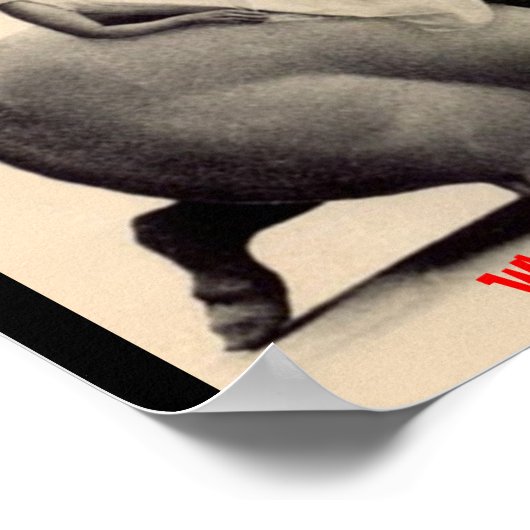 Funny Lady op Varkens en  Citaat waarom neem Poste Poster (Hoek)