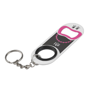Funny Lady © Pink Lipstick Sleutelhanger Bottle Op Flessenopener