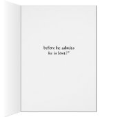 Funny Lady Vragen verloren Man Kaart (Binnen (Rechts))