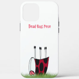 Funny Ladybug Dead Bug Yoga Pose Case-Mate iPhone Case