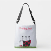 Funny Ladybug Dead Bug Yoga Pose Crossbody Tas (Voorkant)