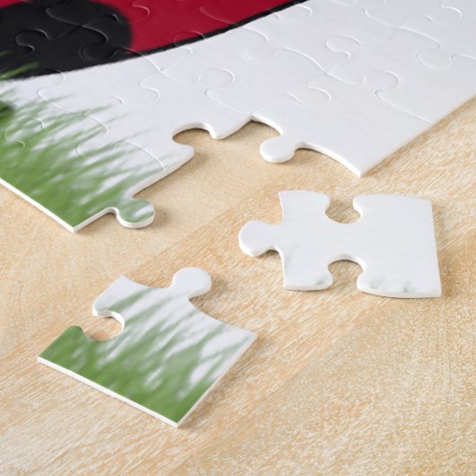 Funny Ladybug Dead Bug Yoga Pose Legpuzzel (Zijkant)