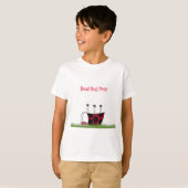 Funny Ladybug Dead Bug Yoga Pose T-shirt (Voorkant volledig)
