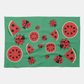 Funny Ladybug en Watermelon Theedoek (Horizontaal)