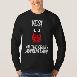 Funny Ladybug voor vrouwen Mam Ladybird Beetle Ins T-shirt