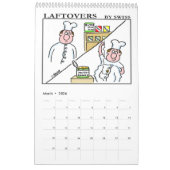 Funny Laftovers Food Cartoon Agenda Kalender (Mar 2026)