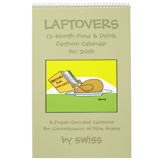 Funny Laftovers Food Cartoon Agenda Kalender (Hoes)