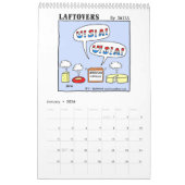 Funny Laftovers Food Cartoons 18 maanden Kalender (Jan 2026)